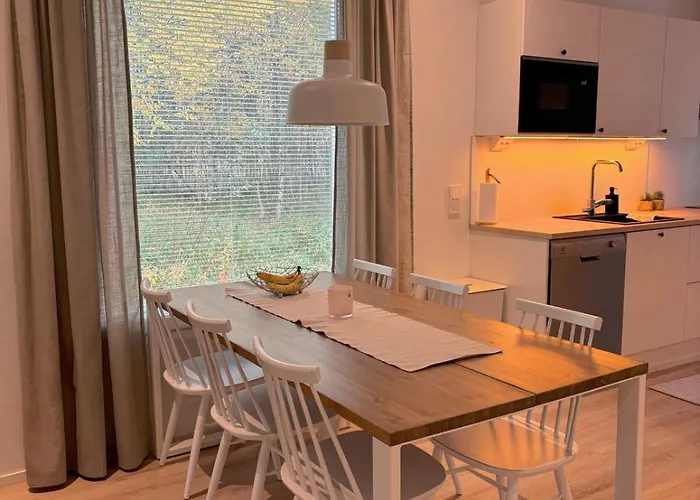 Modern Townhouse With Sauna Рованиеми